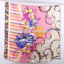 12 mm Silk Twill Hand Printed Wholesale Scarf In China